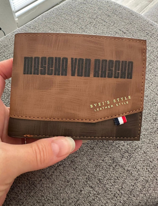 Men's wallet by Mascha von Rascha