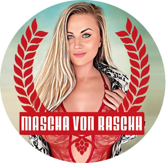 Artistic beer mats with exclusive design by Mascha von Rascha Set of 10 pieces.