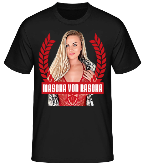 Men's T-shirt with new logo Masha from Rascha