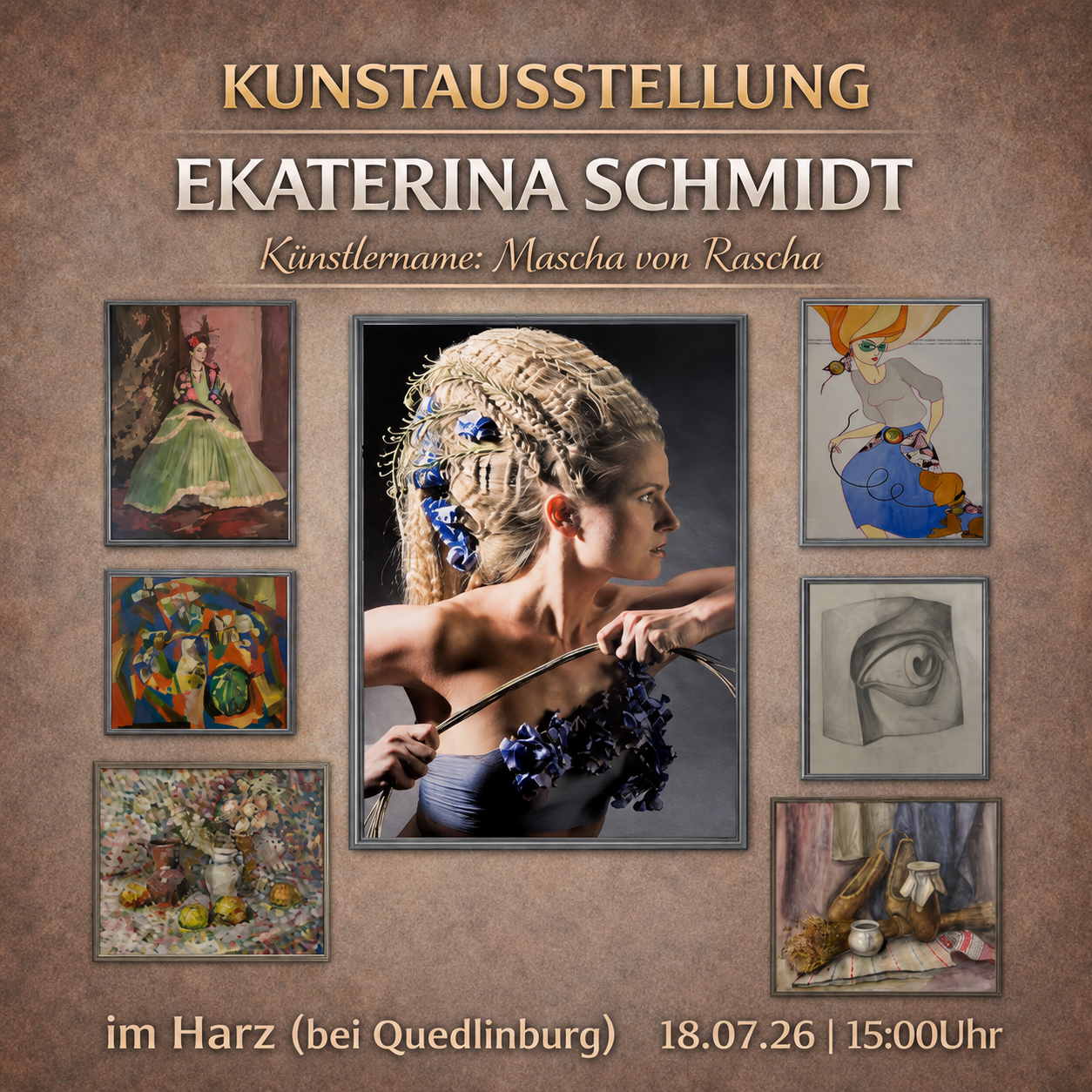 Ticket Vernissage im Harz (bei Quedlinburg) 18.07.26 | 15:00Uhr