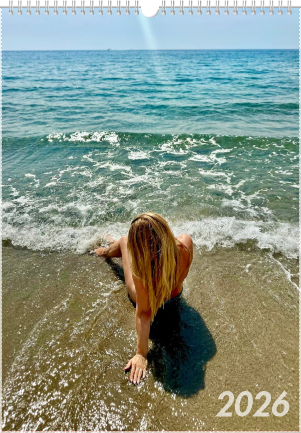 Artistic A3 wall calendar 2026 by Mascha von Rascha